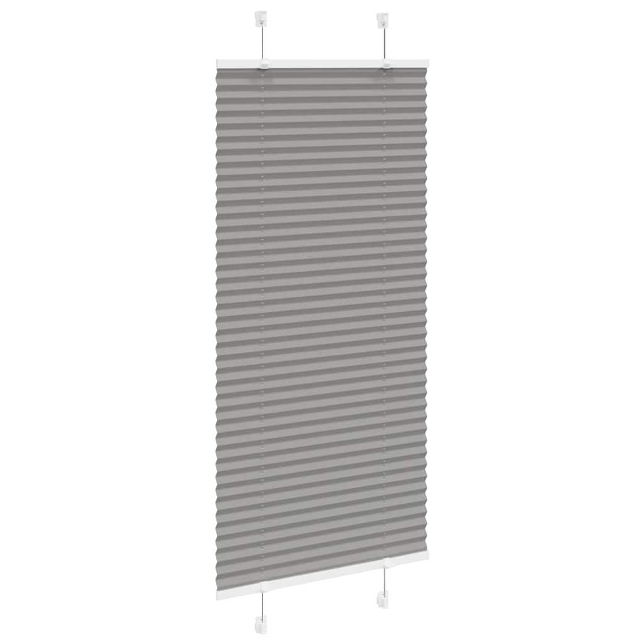 Voir la diapositive 3 : VIDAXL Store plisse anthracite 55x100 cm largeur du tissu 54,4 cm