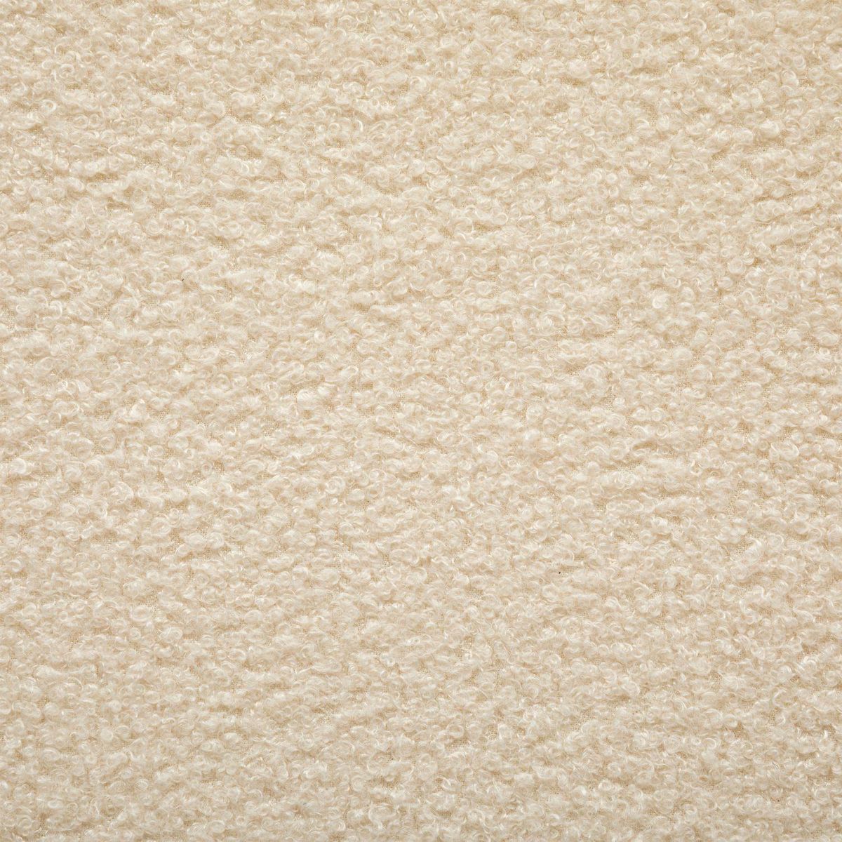 ATMOSPHERA Pouf pliant héxagonal en bouclette - Ivoire