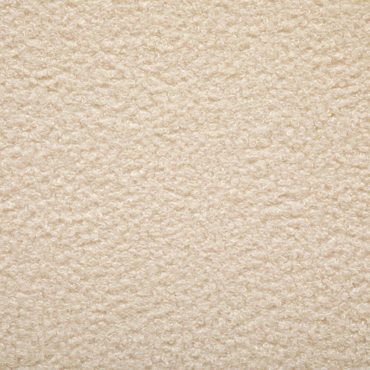 ATMOSPHERA Pouf pliant héxagonal en bouclette - Ivoire