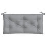 Voir la diapositive 4 : VIDAXL Coussin de banc de jardin gris 100x50x7 cm tissu oxford