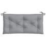 Voir la diapositive 4 : VIDAXL Coussin de banc de jardin gris 100x50x7 cm tissu oxford