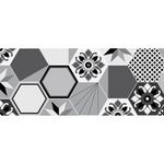 HABITABLE Crédence adhésive carreaux en aluminium Exa. Coloris disponibles : Rouge