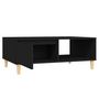 Voir la diapositive 5 : VIDAXL Table basse noir 90x60x35 cm bois d ingénierie