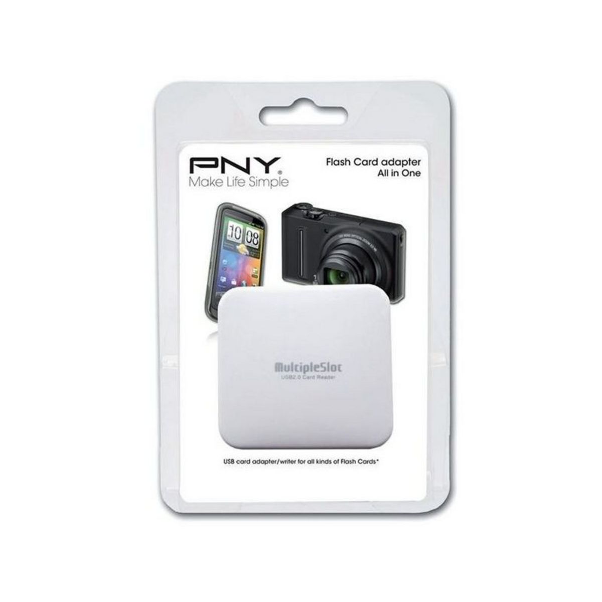 PNY Lecteur multicartes externe Lecteur Tout en 1 USB 2.0