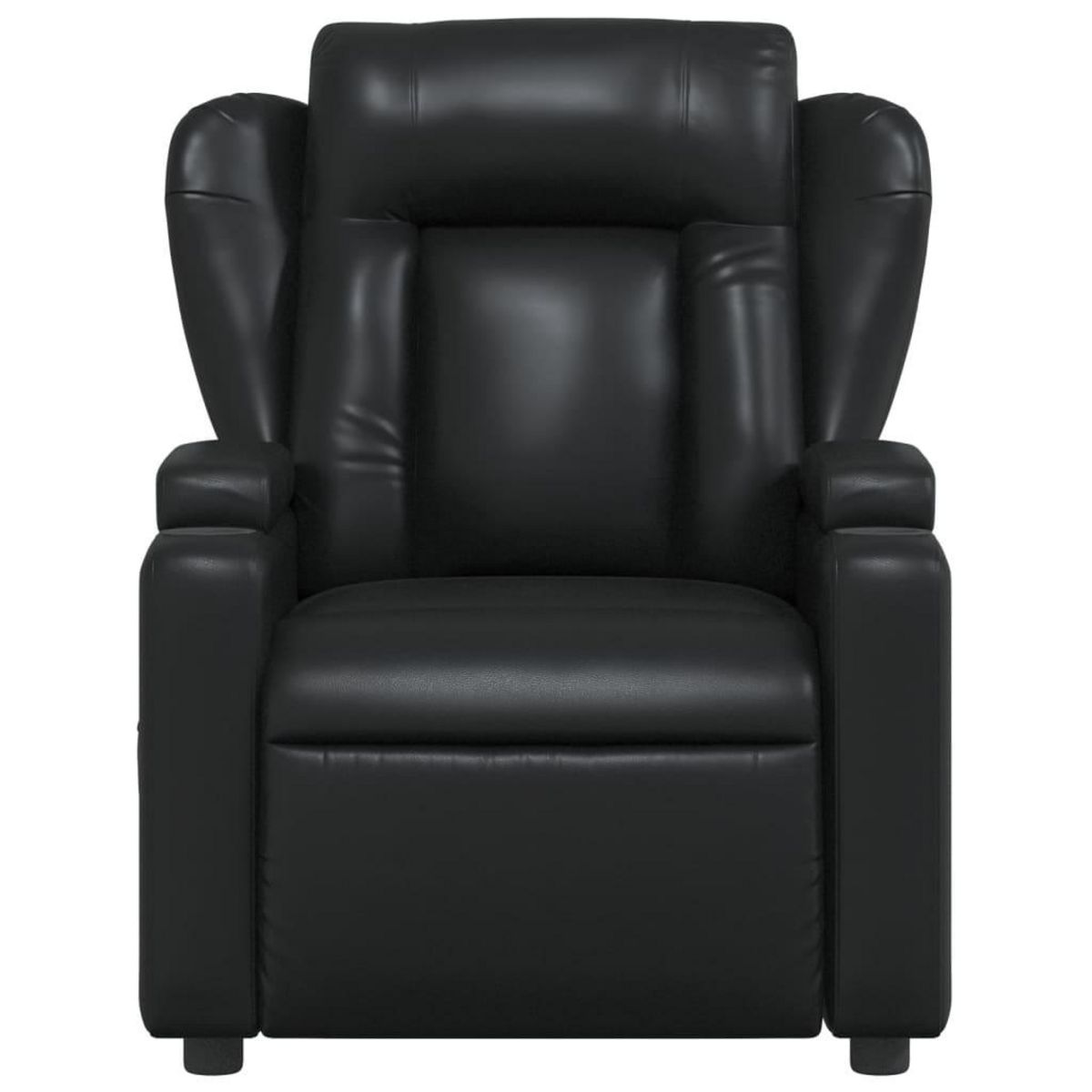 VIDAXL Fauteuil inclinable Noir Similicuir
