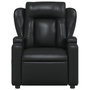 Voir la diapositive 3 : VIDAXL Fauteuil inclinable Noir Similicuir