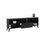 Voir la diapositive 2 : Meuble TV 1 tiroir 5 niches de rangement L153cm 