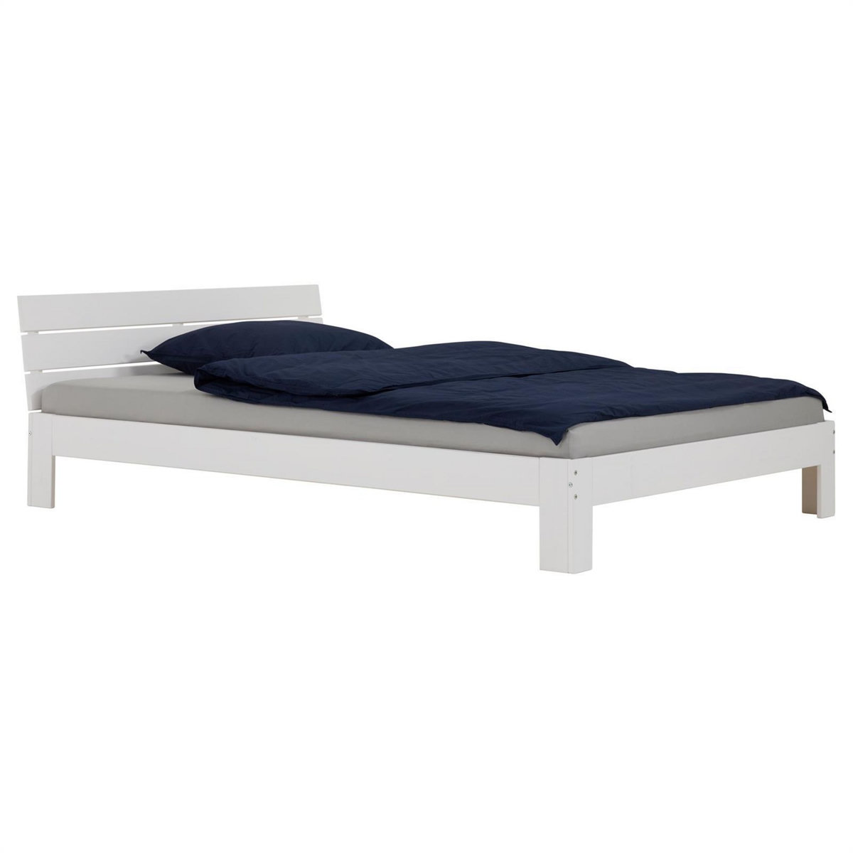 IDIMEX Lit double THOMAS, en pin massif, 140 x 200 cm