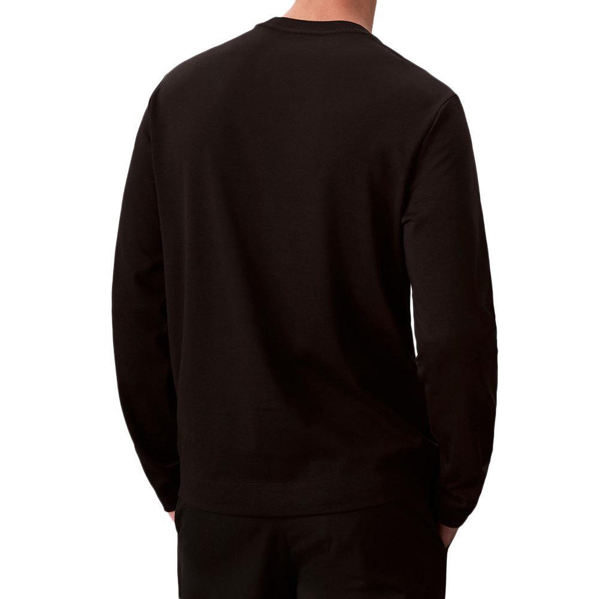 Voir la diapositive 2 : CALVIN KLEIN JEANS T-shirt Manches longues Noir Homme Calvin Klein Jeans Luxe