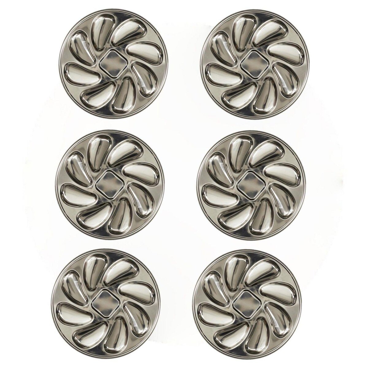 The Home Deco Factory Lot de 6 assiettes pour 8 huitres