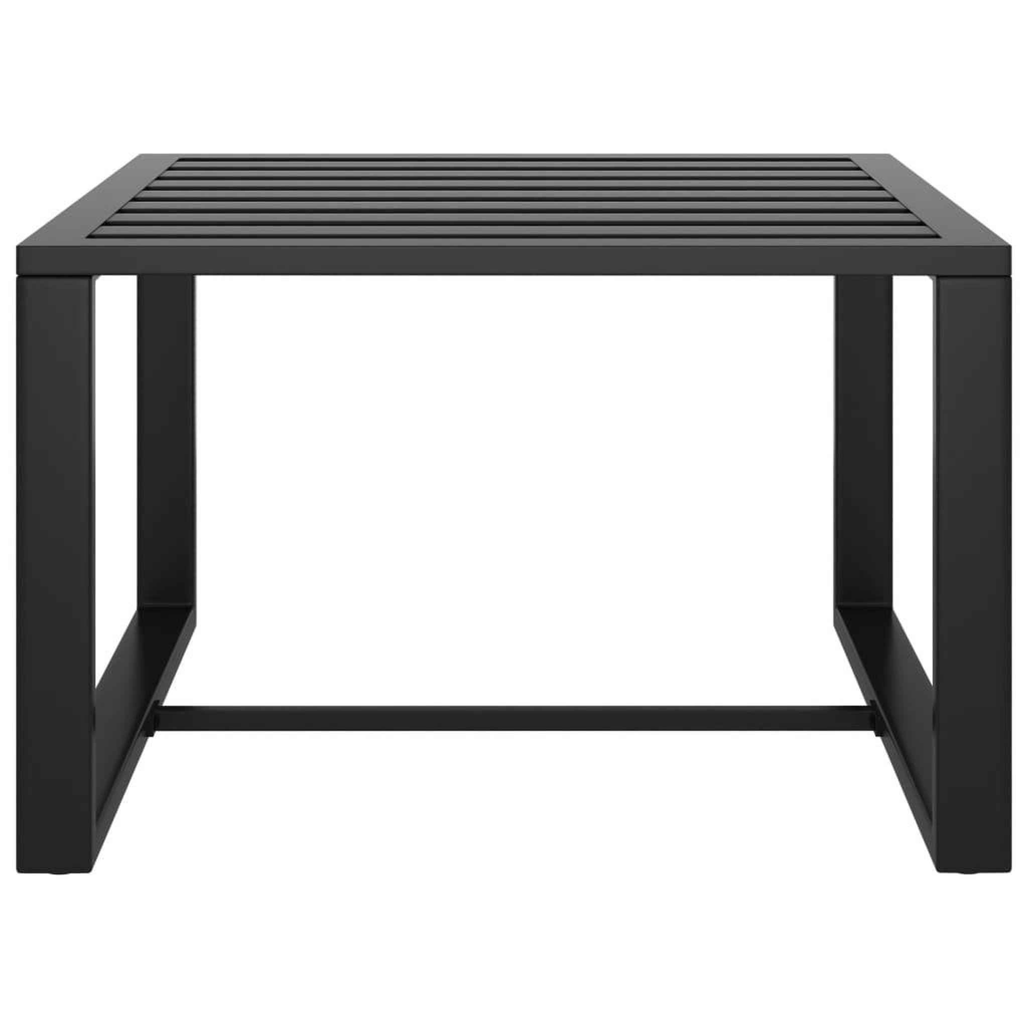 Voir la diapositive 3 : VIDAXL Table basse Aluminium Anthracite