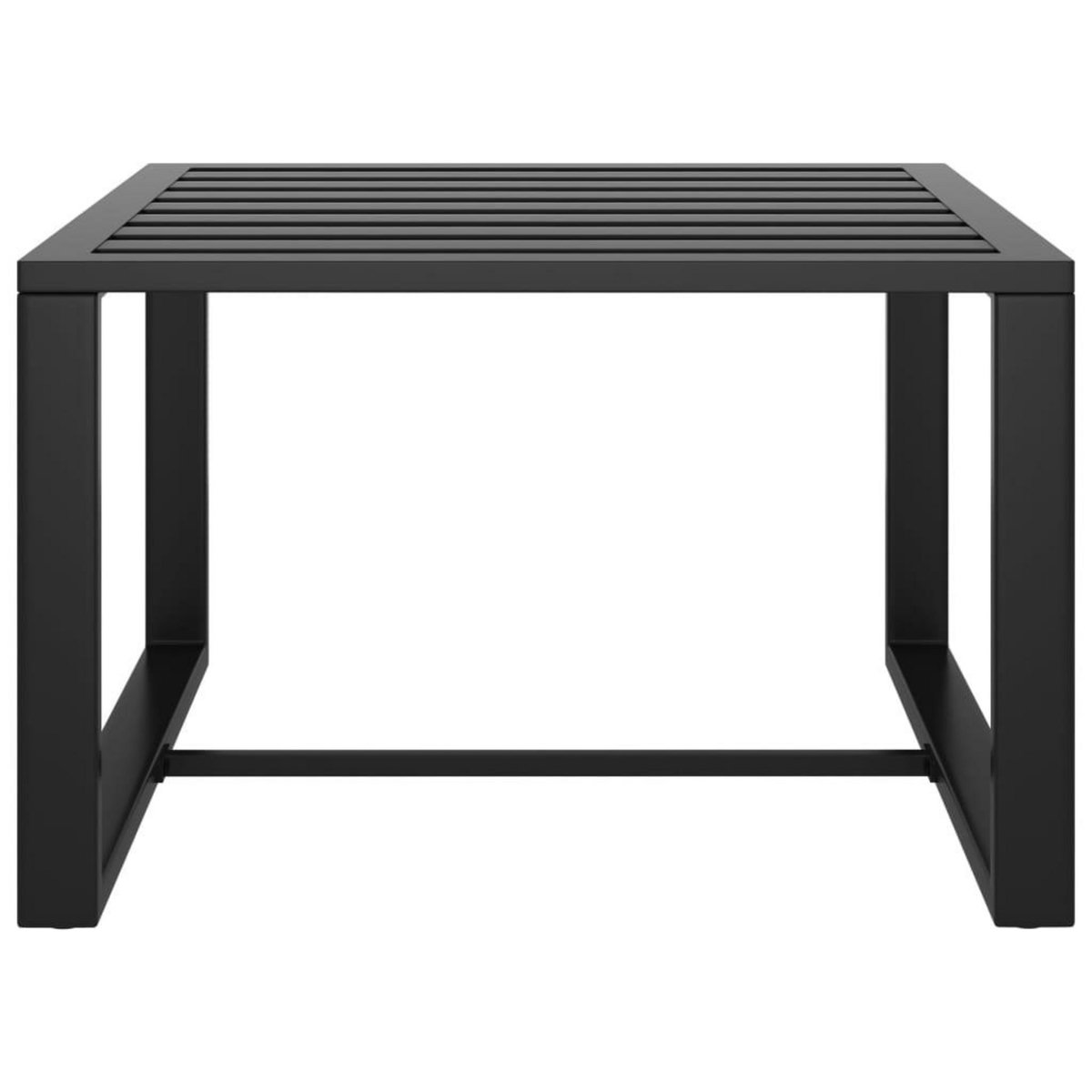 VIDAXL Table basse Aluminium Anthracite