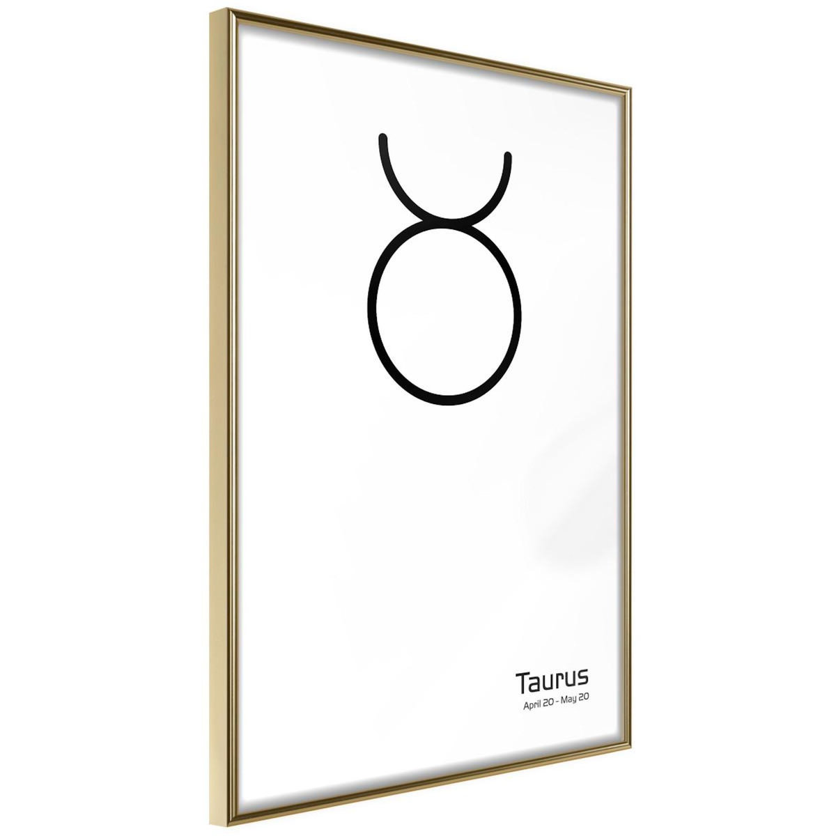 Paris Prix Affiche Murale Encadrée  Zodiac Taurus II