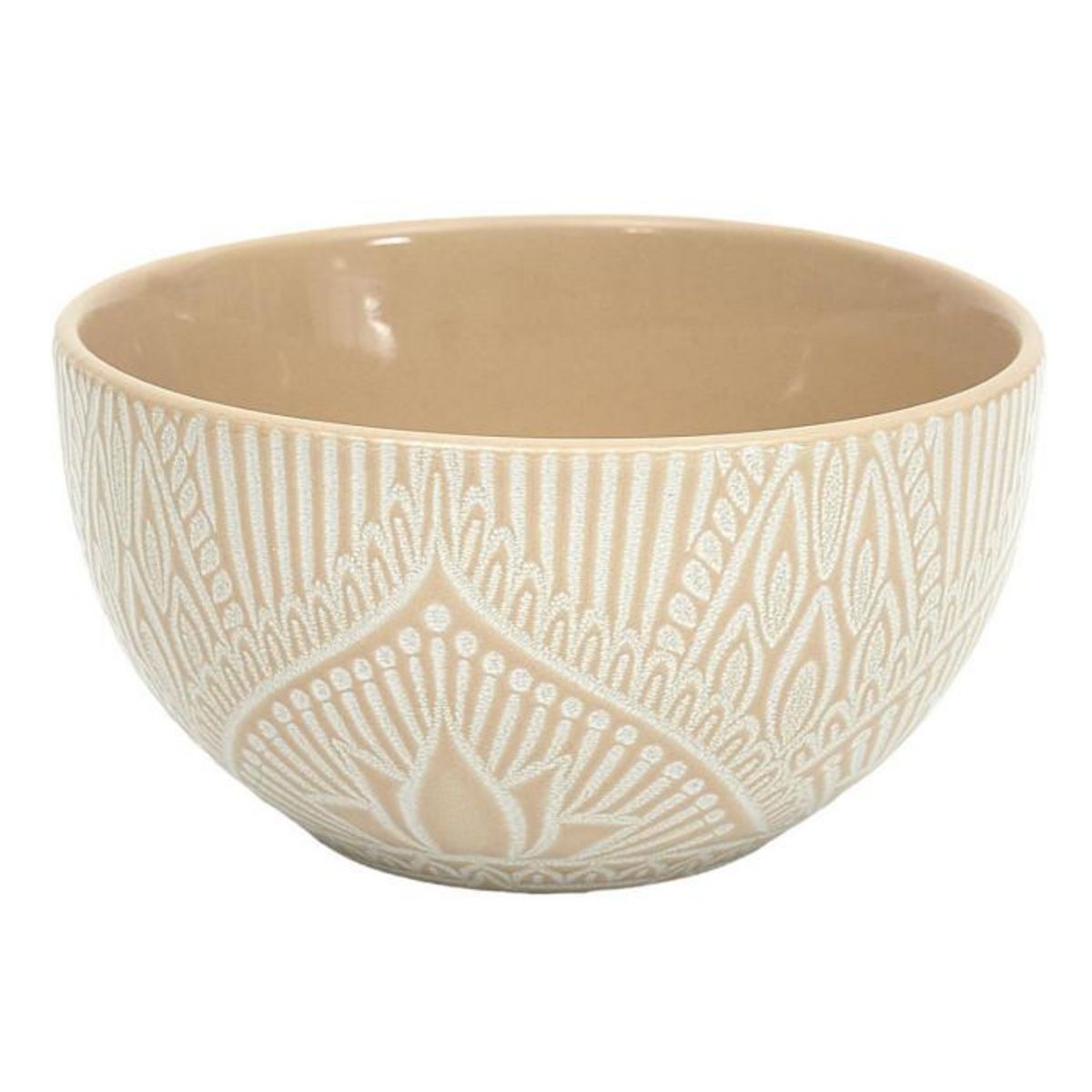 Paris Prix Lot de 6 Bols  Sahara  65cl Beige