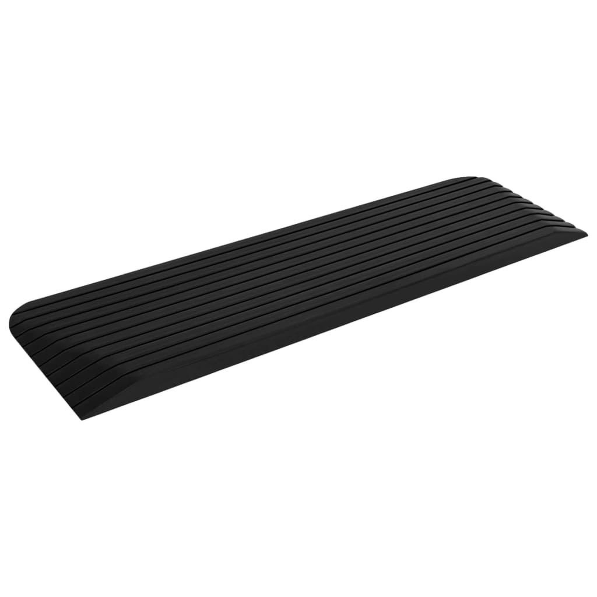 Voir la diapositive 3 : VIDAXL Rampes de seuil 2 pcs 110x32x3,8 cm Caoutchouc