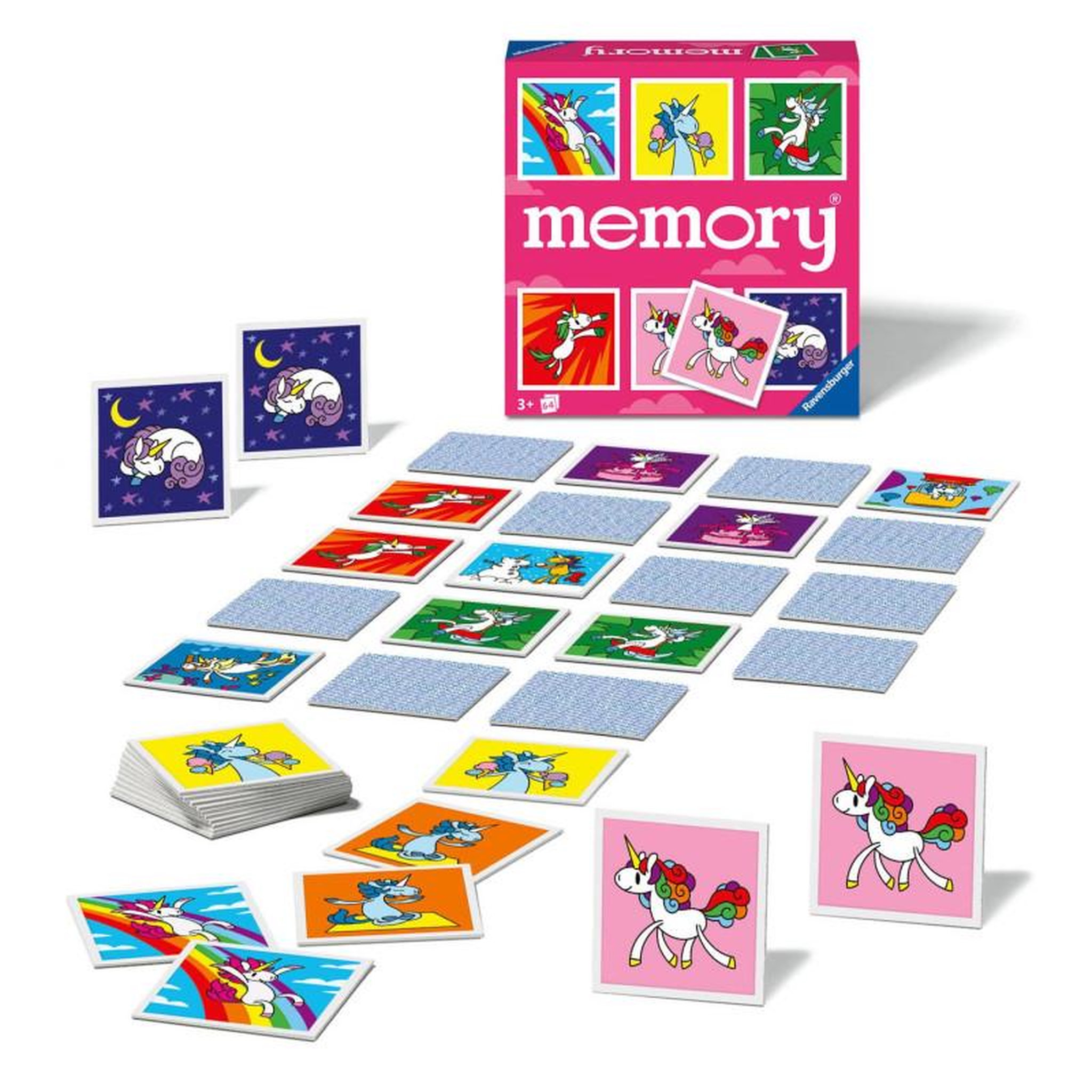 Voir la diapositive 2 : RAVENSBURGER Ravensburger Memory Unicorns 209996