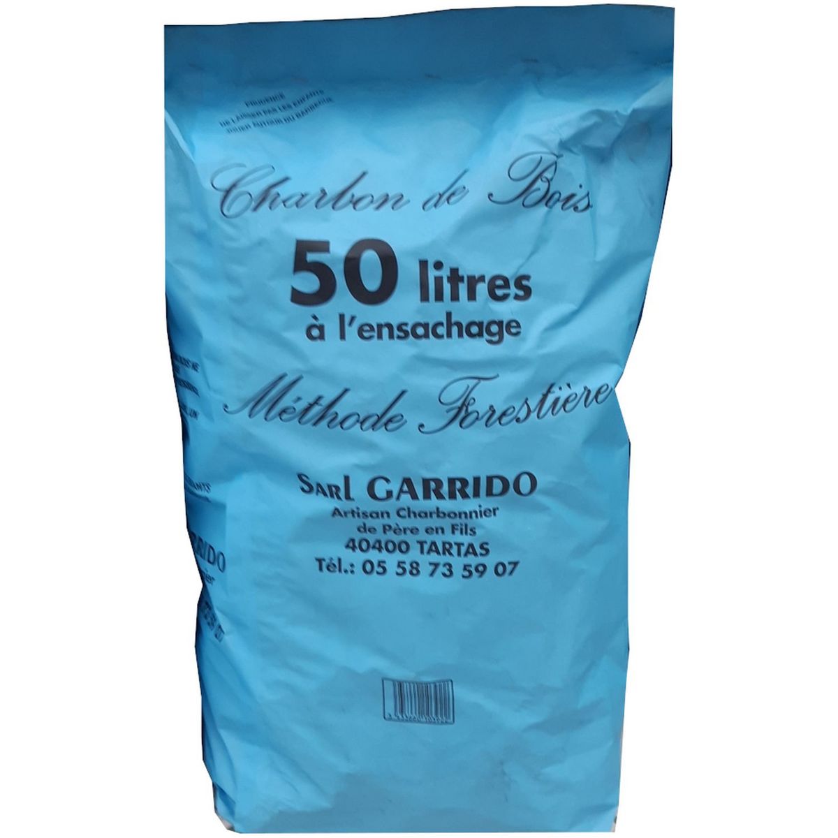 GARRIDO Charbon de bois 50l