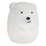 Voir la diapositive 1 : Lumisky Veilleuse bébé ours sans fil touch LED TEDDY Blanc Silicone H19CM