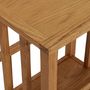 Voir la diapositive 5 : VIDAXL Table a revues 45x35x55 cm Bois de chene solide