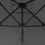 VIDAXL Parasol d'exterieur avec mat en acier 250 x 250 cm Anthracite