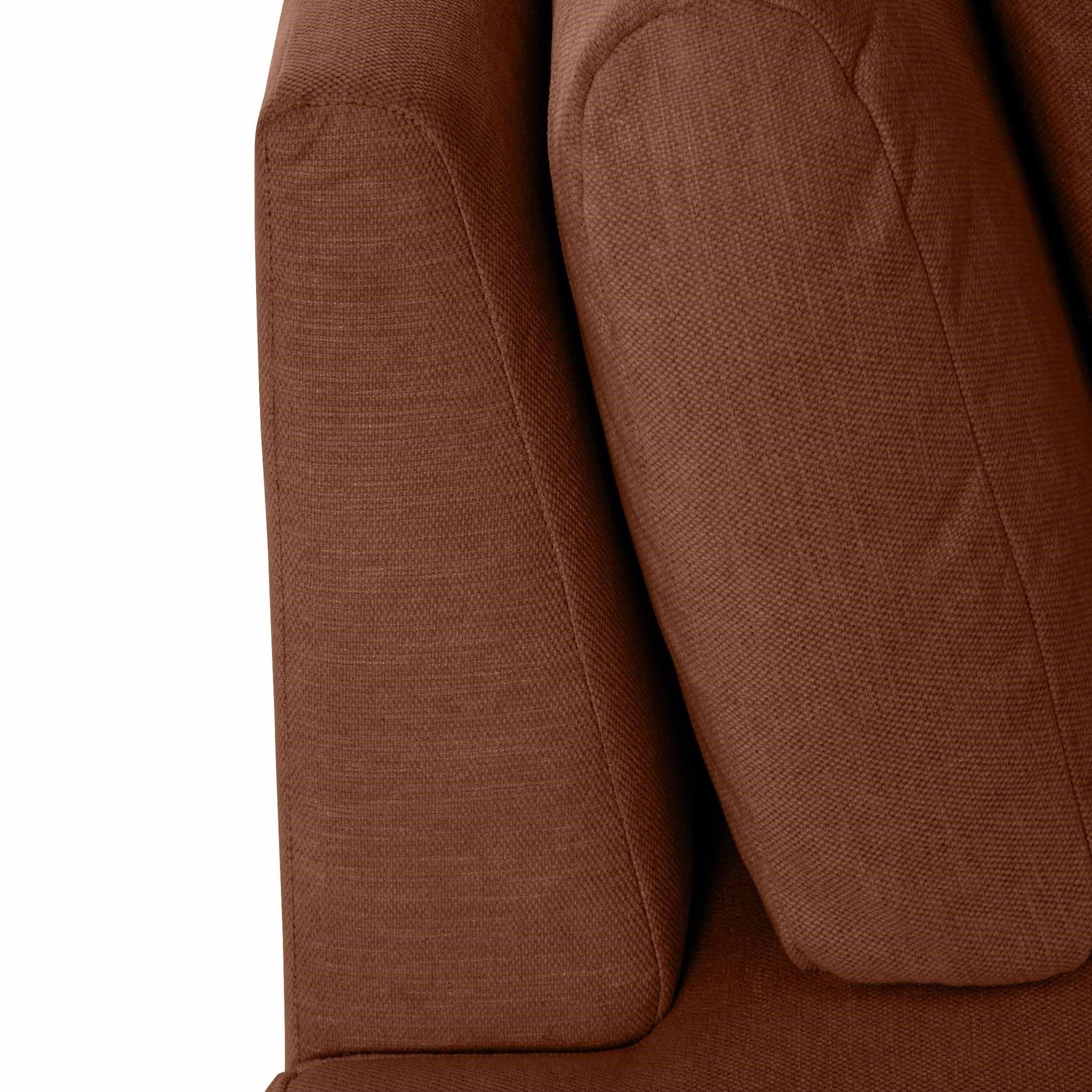 Voir la diapositive 6 : LISA DESIGN Santorini - module d'assise gauche - en tissu texturé