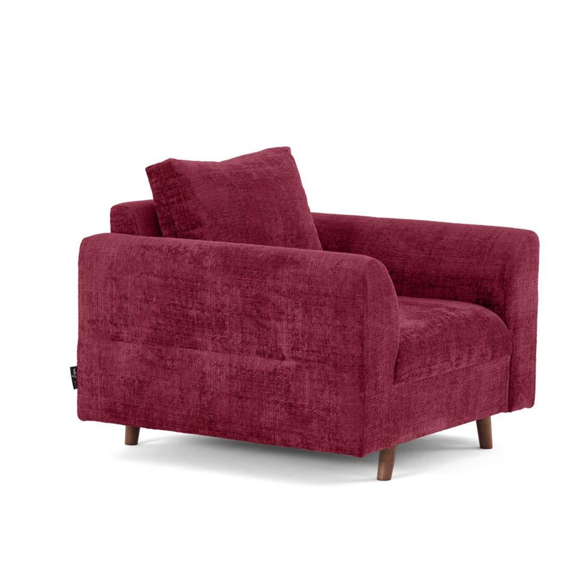 LISA DESIGN Rune - fauteuil en velours texturé