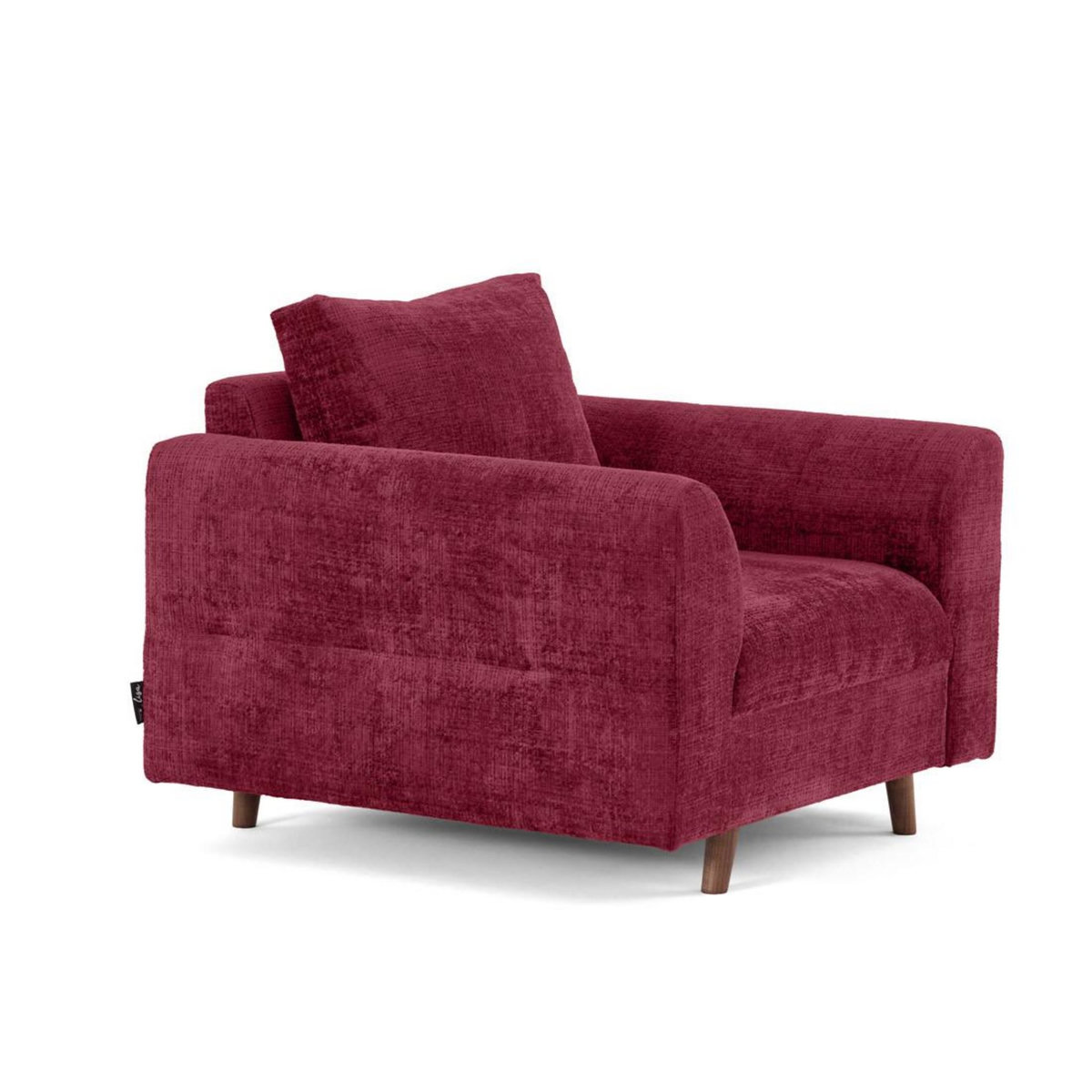 LISA DESIGN Rune - fauteuil en velours texturé