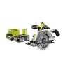 Ryobi Pack RYOBI Scie circulaire 18V One+ R18CS-0 - 1 Batterie 2.5Ah - 1 Chargeur rapide RC18120-125