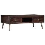 VIDAXL Table basse Bois de recuperation solide 100x60x35 cm