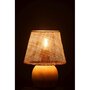 Voir la diapositive 3 : Paris Prix Lampe à Poser à LED en Bois  Torsade  23cm Naturel