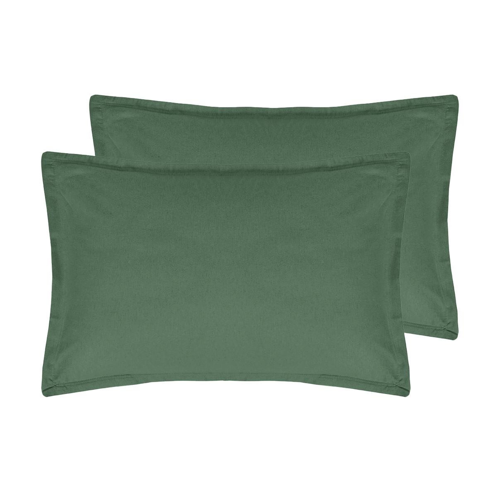 Voir la diapositive 1 : Sensei Maison Lot de 2 taies d'oreiller en flanelle de coton KLAPPEN