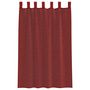 Voir la diapositive 4 : VIDAXL Rideaux en voile avec passe-tringles 2 pcs rouge bordeaux