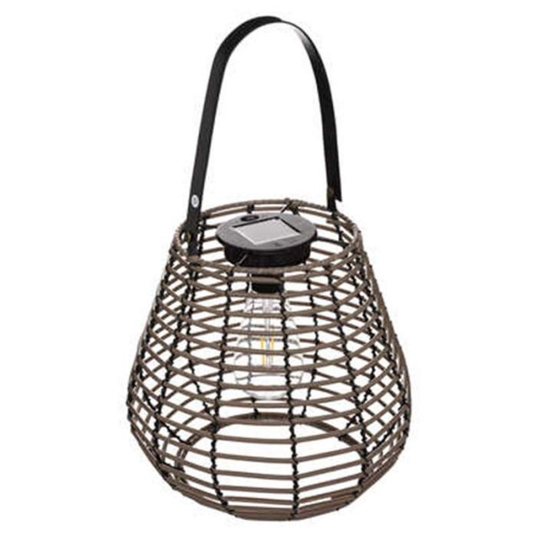 ATMOSPHERA Lampe Solaire d'Extérieur  Viky  26cm Marron Tonka
