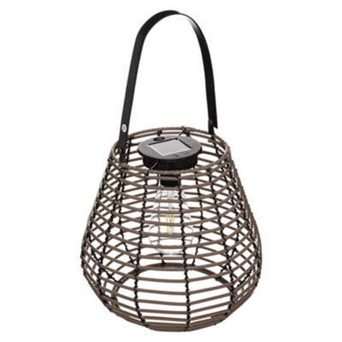 ATMOSPHERA Lampe Solaire d'Extérieur  Viky  26cm Marron Tonka