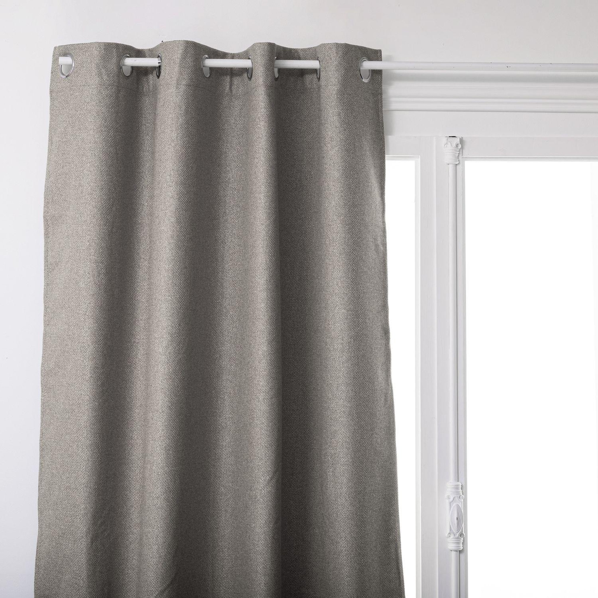 Voir la diapositive 2 : ATMOSPHERA Rideau occultant et isolant 140 x 260 cm - gris