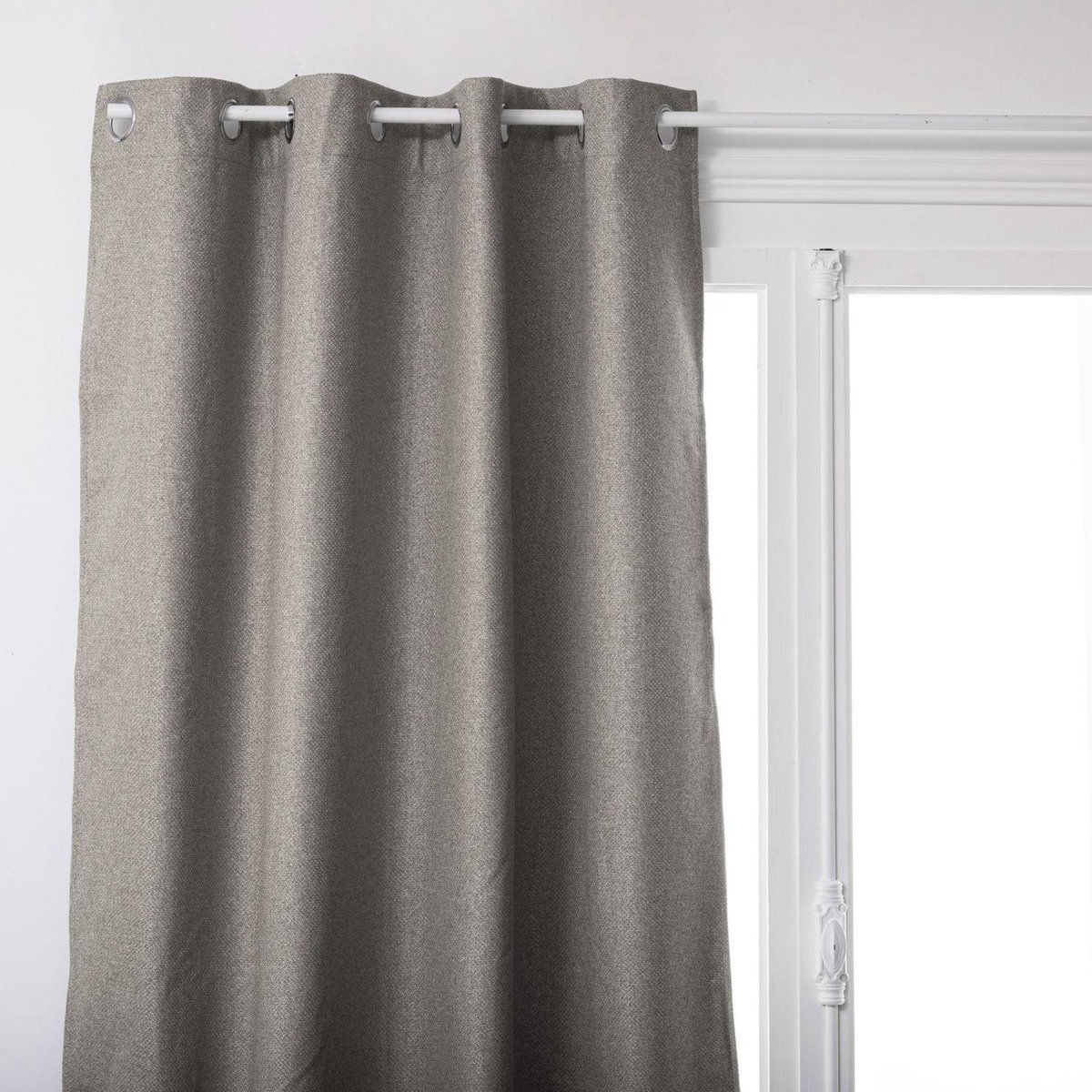 ATMOSPHERA Rideau occultant et isolant 140 x 260 cm - Gris
