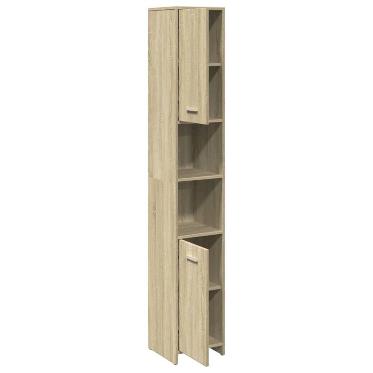 VIDAXL Armoire de salle de bain Chene sonoma 30x30x183,5 cm Agglomere