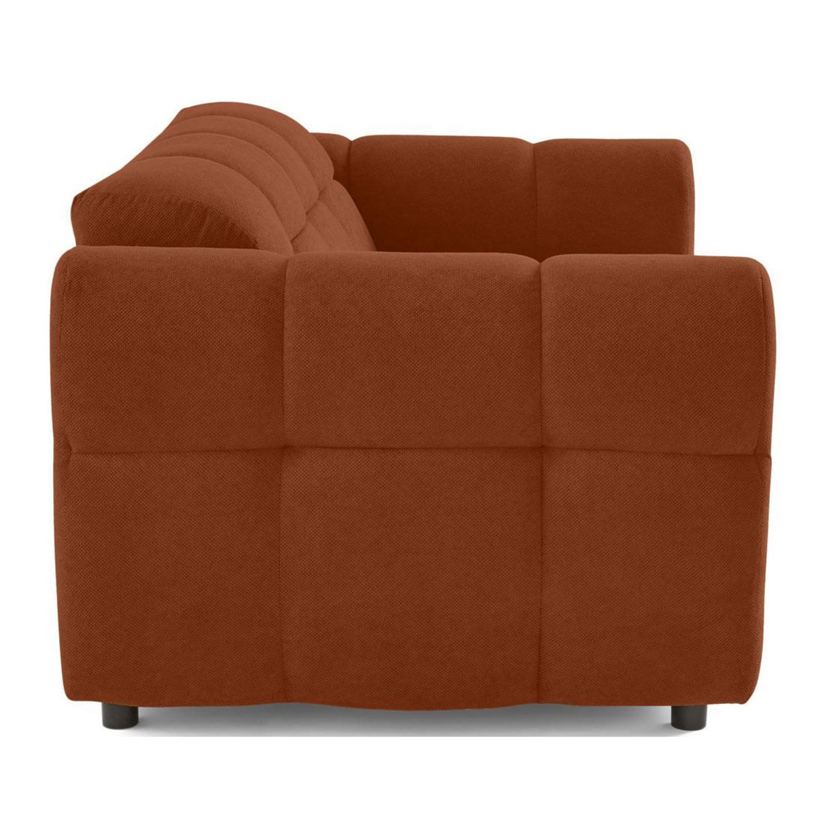 LISA DESIGN Ray - canapé droit 2 places en tissu texturé