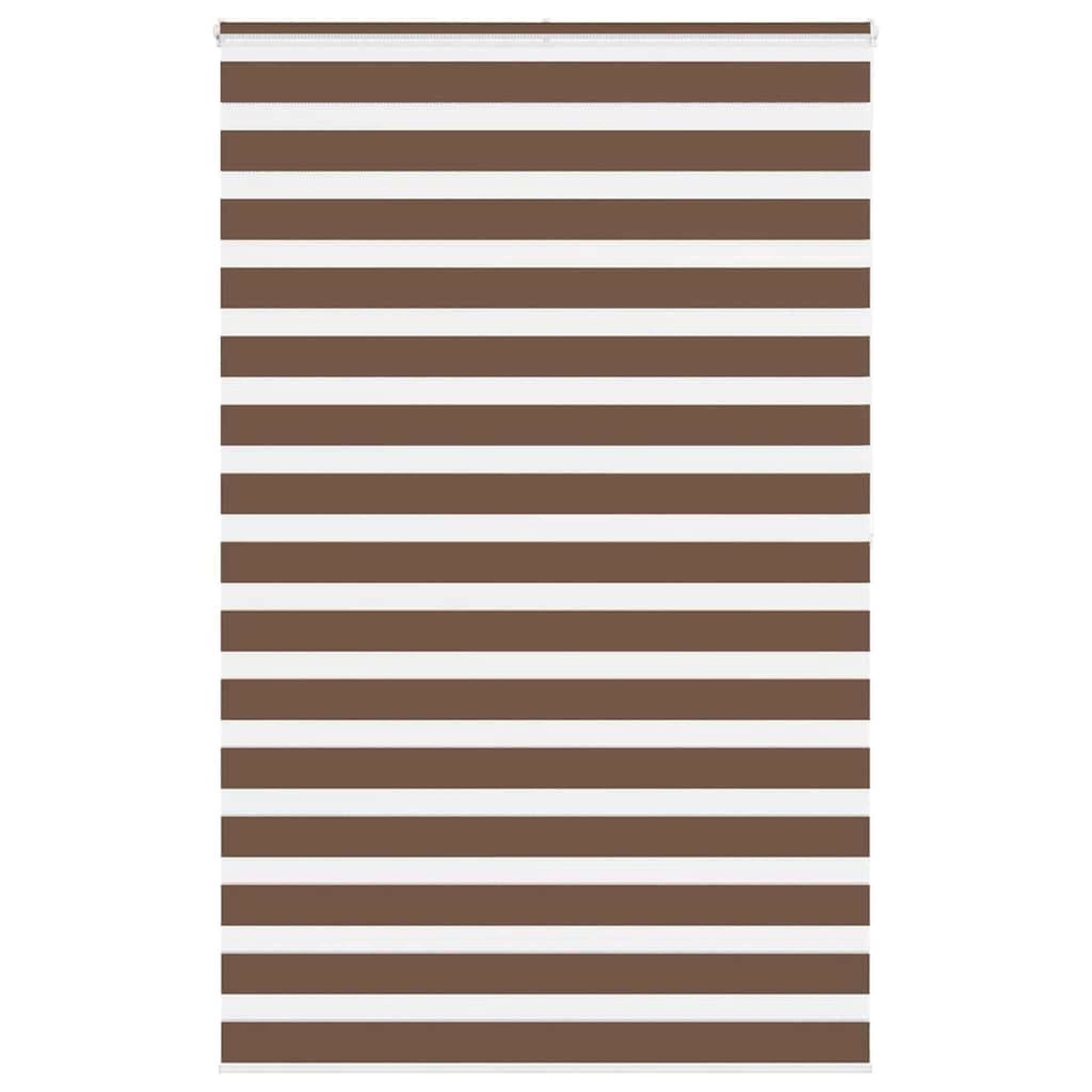 VIDAXL Store zebre marron 140x200cm largeur du tissu 135,9cm polyester