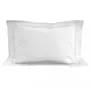 SOLEIL D'OCRE Taie d'oreiller en coton 57 fils 50x70 cm UNI blanc, par Soleil d'ocre