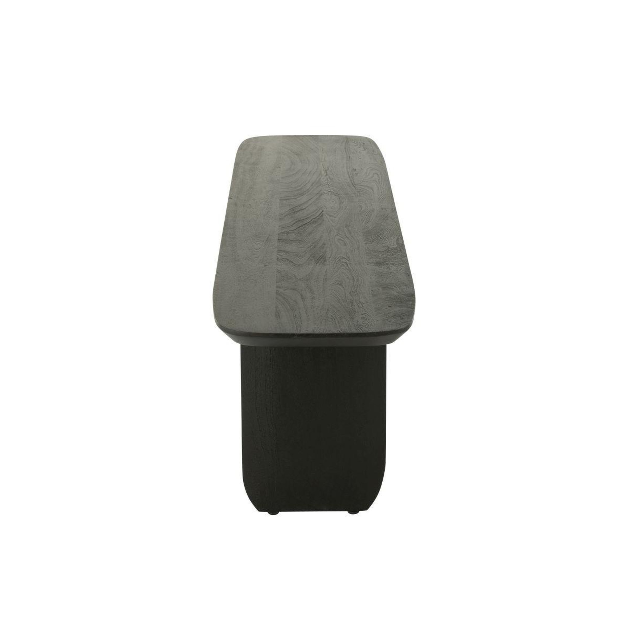 Voir la diapositive 3 : J-LINE Banc en bois  william  190cm noir