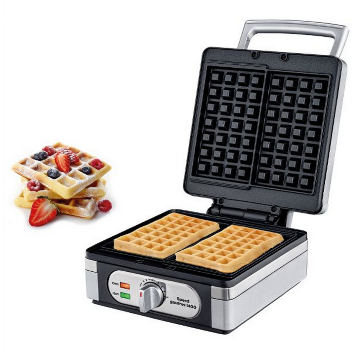 LITTLE BALANCE Gaufrier 1400w inox - 8384