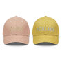 Voir la diapositive 1 : OZABI OZABI Lot 2 Casquettes Pailletées Femme – Message Brodé Fantaisie Humoristique
