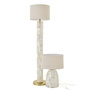 Voir la diapositive 6 : Paris Prix Lampadaire Coquillage  Effet Perlé  156cm Blanc Cassé
