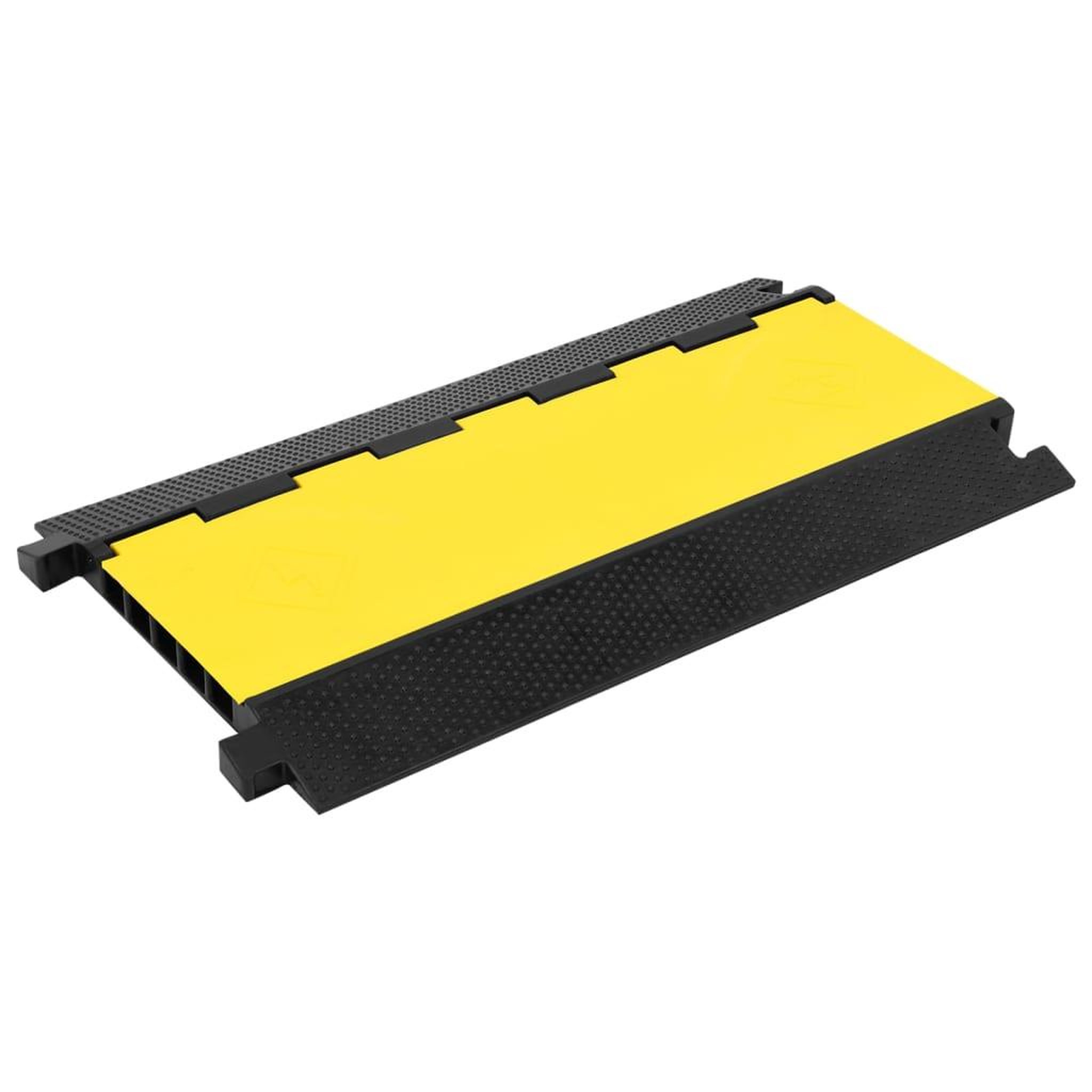 VIDAXL Rampe de protection de cable avec 5 canaux 90 cm caoutchouc