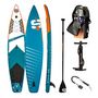 Voir la diapositive 1 : SIMPLE PADDLE Paddle Gonflable RACE 12' 30'' 6  (340 x 76 x 15 cm) avec Pagaie, Leash, Pompe et Sac de Transport