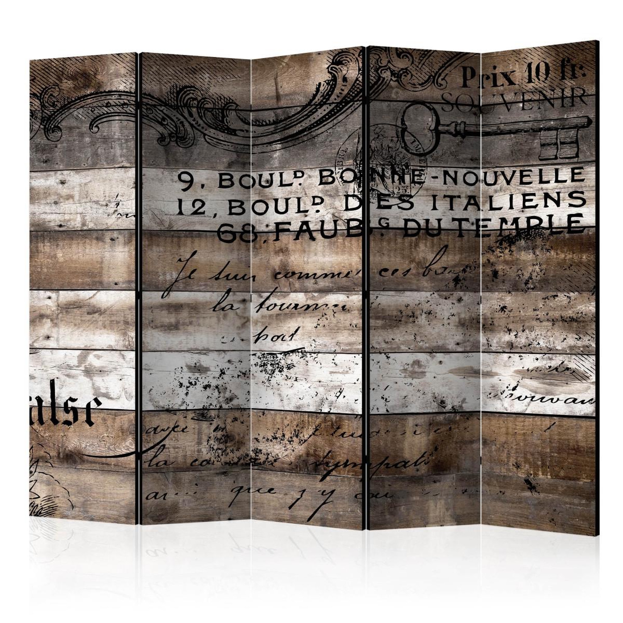 Paris Prix Paravent 5 volets  old vineyard ii  172x225cm