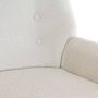 Voir la diapositive 3 : Paris Prix Fauteuil Scandinave en Bouclette Lainée  Tia  85cm Crème