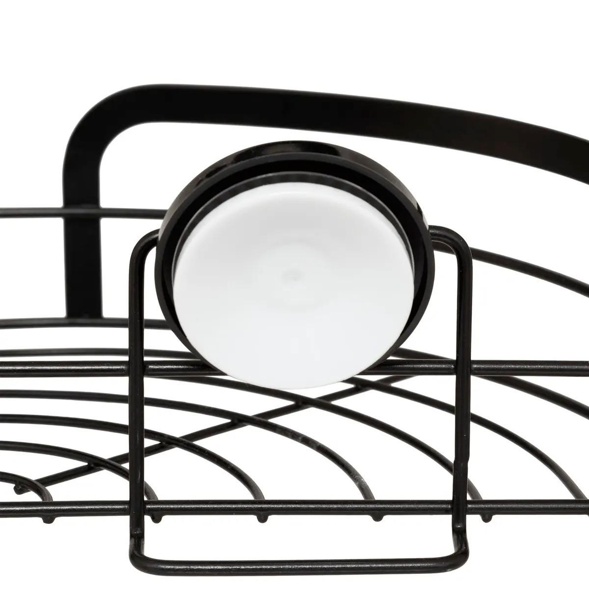 Voir la diapositive 2 : FIVE Étagère d'angle de douche  venterra  27cm noir