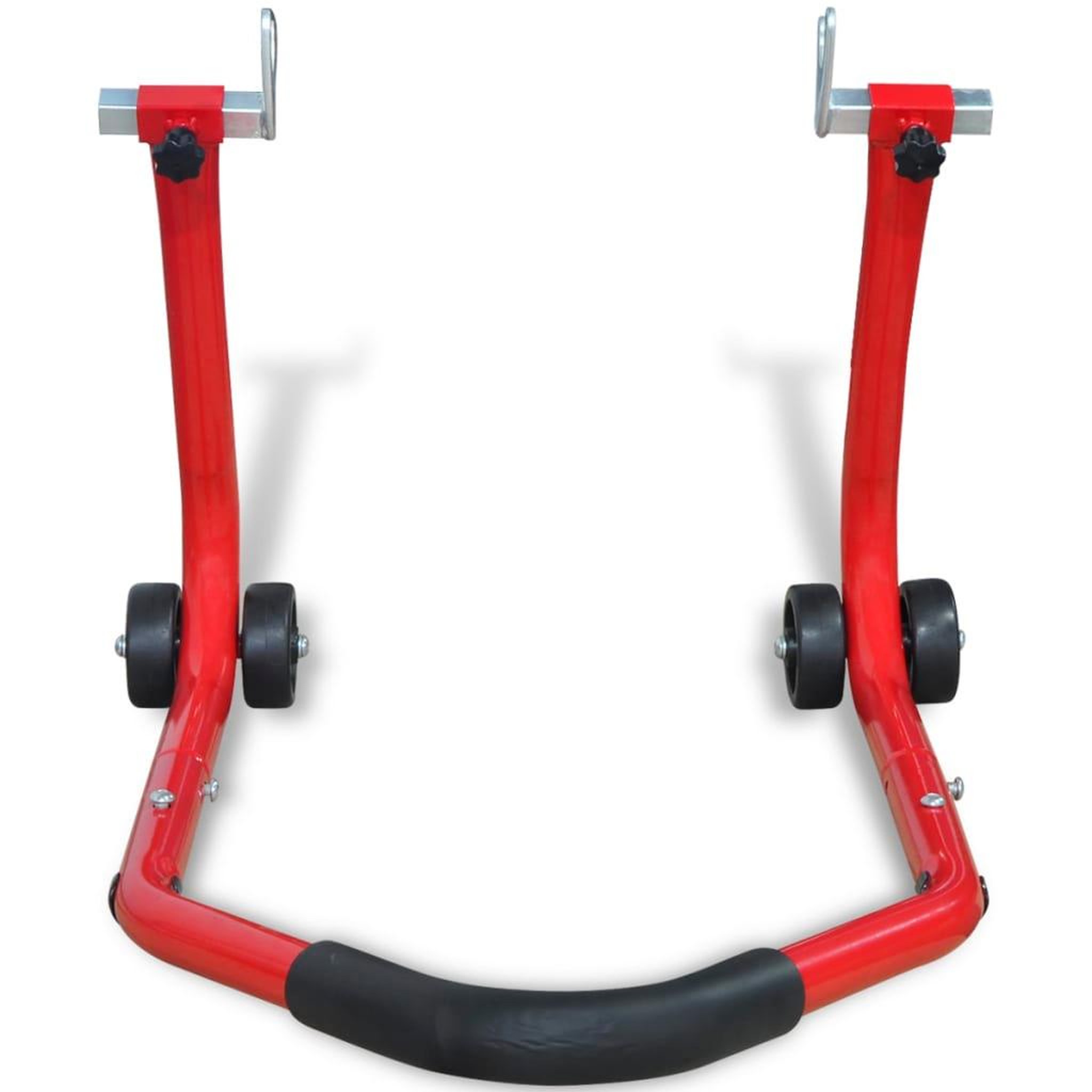 Voir la diapositive 2 : VIDAXL Bequille arriere de moto Rouge